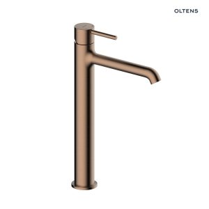 Oltens Molle Slim bateria umywalkowa stojąca wysoka miedź szczotkowana 32403610