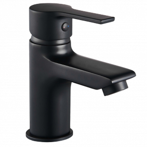 INVENA - Bateria umywalkowa BRALOS czarna BU-07-004-A