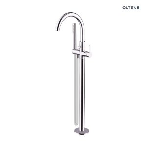 Oltens Rann bateria wannowo-prysznicowa wolnostojąca chrom 34304100