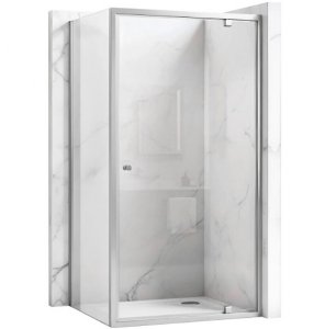 REA - Kabina Prysznicowa PRIMO SWING CHROM uchylne drzwi 80 + ścianka 90