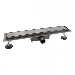 AQUALINE Odpływ liniowy podłogowy 2w1 90cm grafitowy LG04900