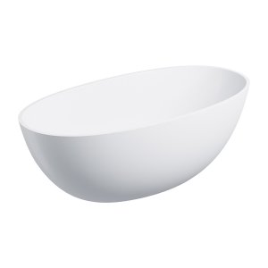 OMNIRES Wanna wolnostojąca SHELL M+ 148 x 75 cm biały mat SHELL148WWBM
