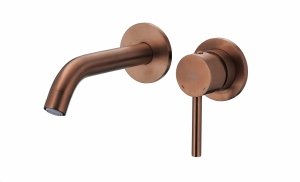 ARMATURA KRAKÓW KFA Bateria umywalkowa podtynkowa MOZA BRUSHED ROSE GOLD/MIEDŹ SZCZOTKOWANA 5039-810-34