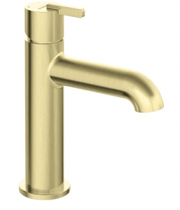 DEANTE - Bateria umywalkowa SILIA Złoto Szczotkowane BQS_R20M