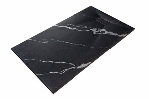BESCO Brodzik prostokątny 160x90 Vexo Marble Black 160 VMB-160-90-P