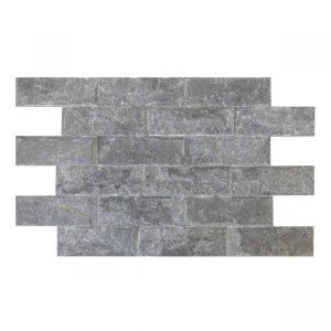 CAPITILE  - Płytka kamienna Black C. Brick - marmur Crystal Black naturalny 30x10x1,5 cm /opakowanie 0,66m2/