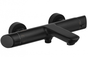 DEANTE Bateria wannowa ścienna ARNIKA NERO BQA_N10M