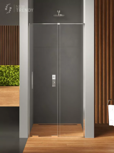 NEW TRENDY Drzwi wnękowe prysznicowe przesuwne SMART 140x200 EXK-4009
