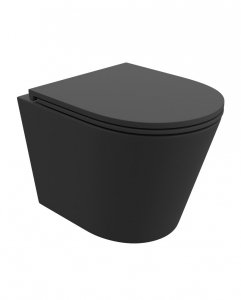 LAVITA Miska wisząca WC Galve Black 