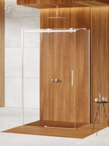 NEW TRENDY Kabina prysznicowa przyścienna drzwi przesuwne SOFTI 130x100x200 EXK-3946