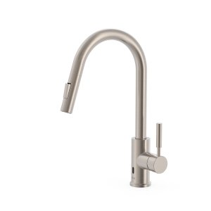 TRES ELECTRONIC Kuchenna bateria elektroniczna z wyciąganą wylewką i 2 rodzajami strumienia-09244501AC