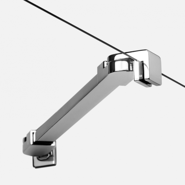 NEW TRENDY Kabina NESTA chrom 2D półokrągła  100x100x200 czyste 6mm Active Shield 2.0 K-3683