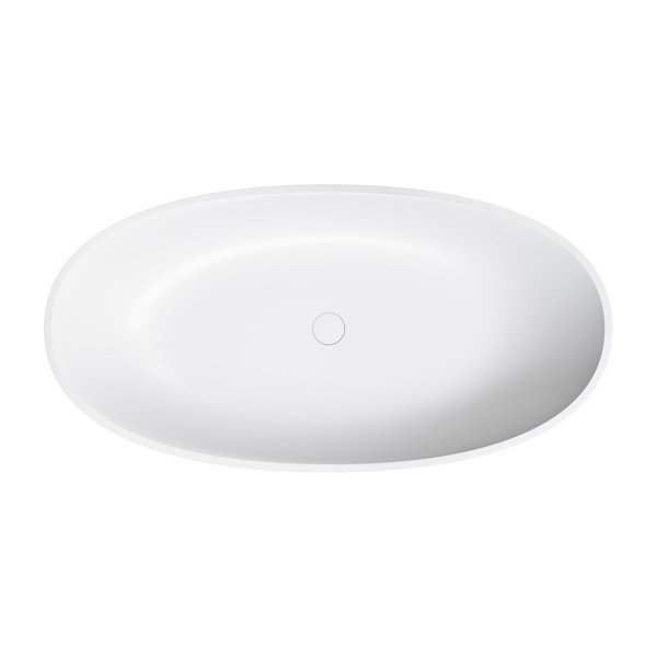 OMNIRES Wanna wolnostojąca SHELL M+ 148 x 75 cm biały mat SHELL148WWBM