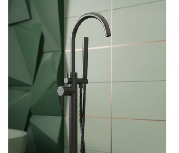 REA - Bateria wannowa wolnostojąca podłogowa LUNGO Tytan