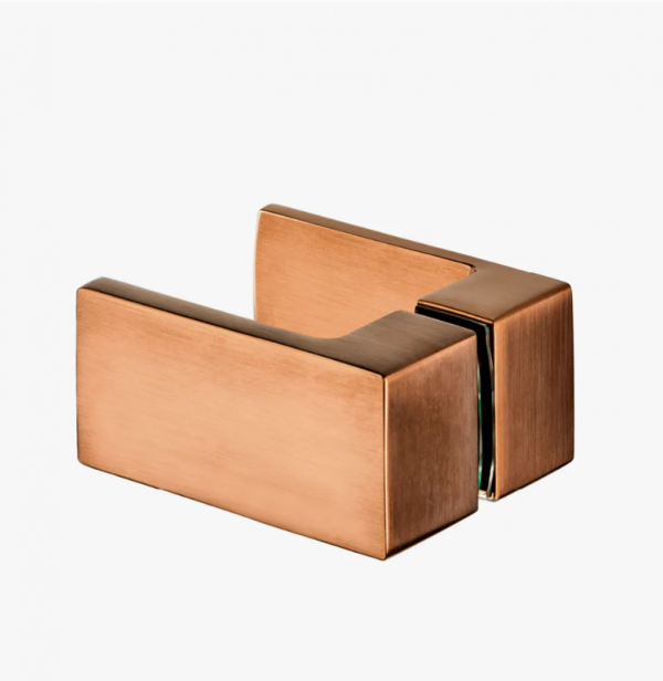 NEW TRENDY Kabina prysznicowa 80x80x200 Avexa Copper Brushed, podwójne drzwi EXK-3665