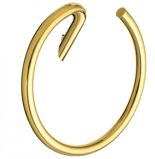 DEANTE Wieszak na ręcznik ścienny - okrągły SILIA złoty  ADI_Z611