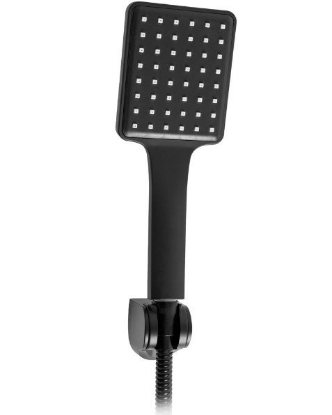 REA - Bateria prysznicowa ze słuchawką STORM Black / Czarna