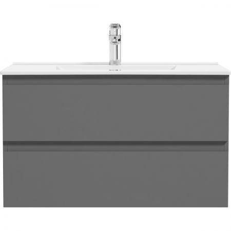 Oltens Vernal umywalka z szafką 80 cm grafit 68001400