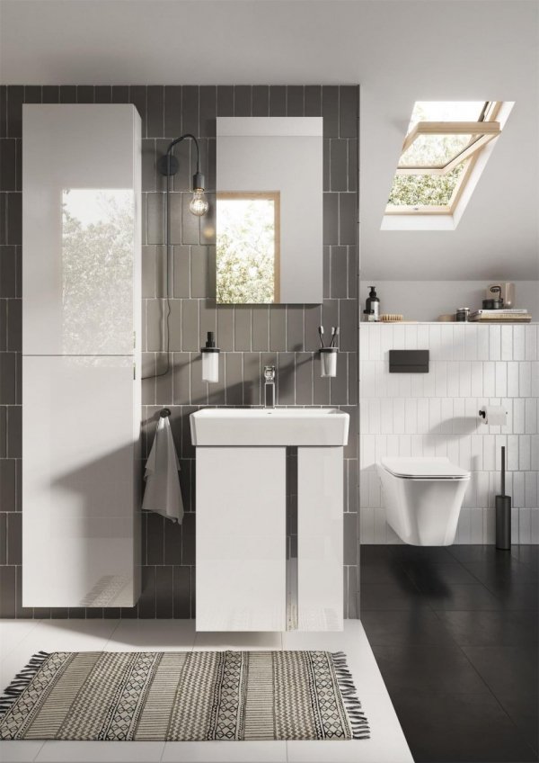 ELITA SZAFKA ZESTAW Z UMYWALKĄ SET SKYE 60 2D WHITE HG PDW 168349/RE020600128060