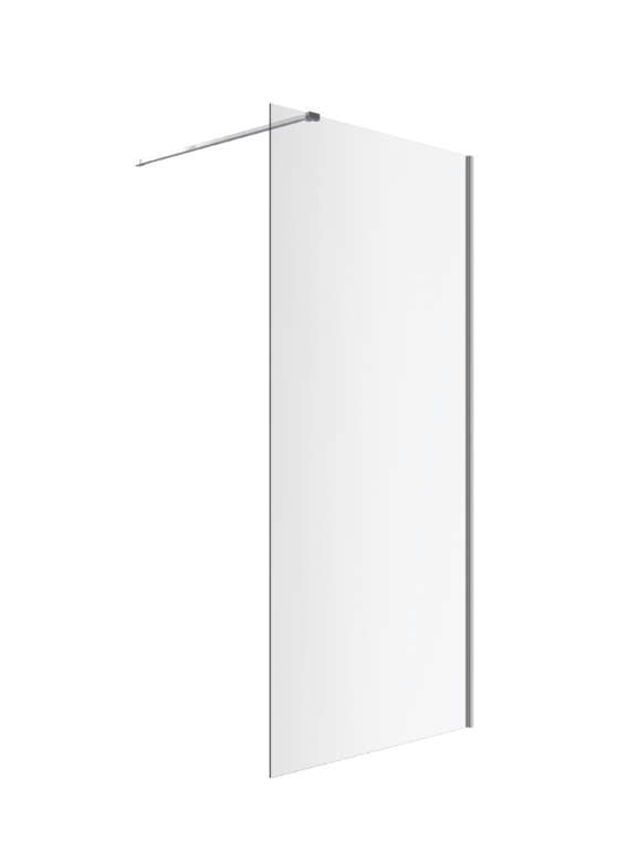 EXCELLENT Vidoq walk-in ścianka prysznicowa prosta 90x200 cm, powłoka Clean Control, chrom KAEX.1506.900.LP.CR