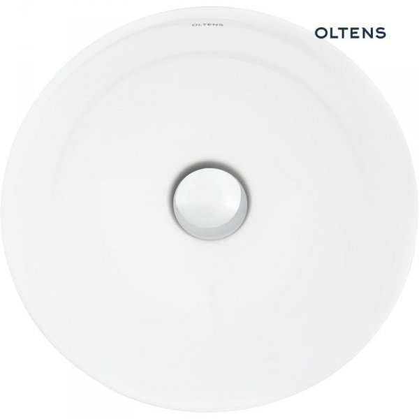 Oltens Jagala umywalka 32x32 cm nablatowa z powłoką SmartClean biała 40817000
