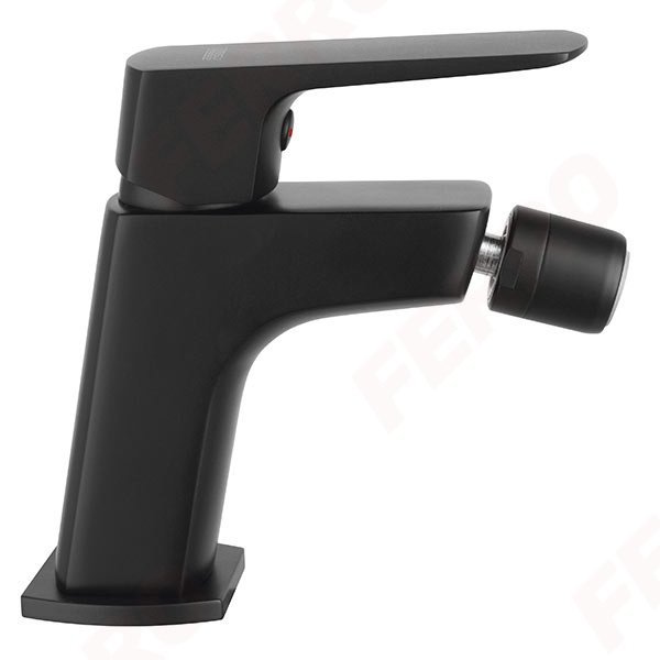 FERRO - Bateria bidetowa VITTO BLACK VERDELINE stojąca CZARNA   BVI6VLBL