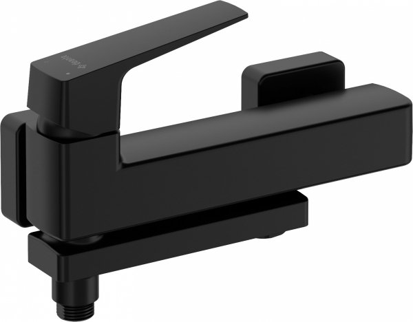 DEANTE - Bateria wannowa ścienna BLUR - ze składaną wylewką Nero  BQL_N12M