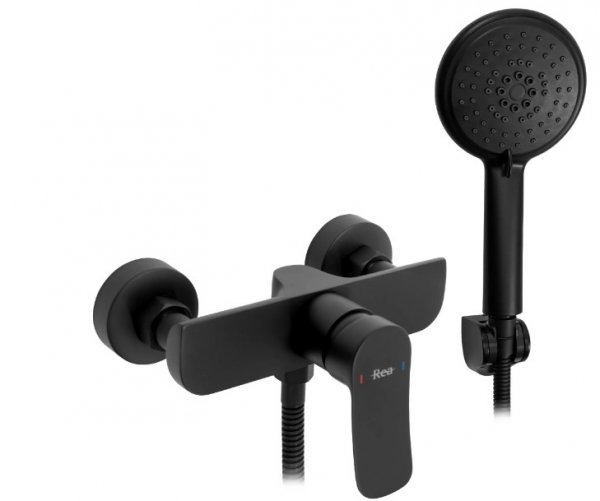 REA - Bateria prysznicowa DART Black / Czarna