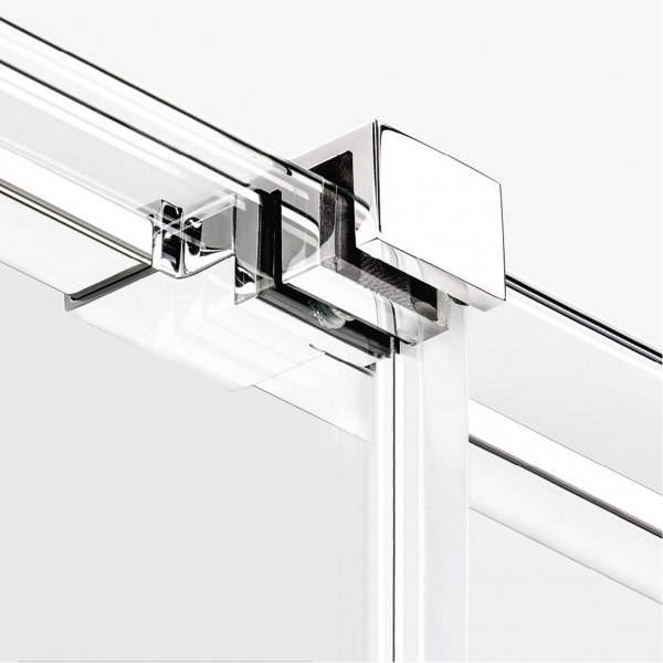 NEW TRENDY Drzwi wnękowe prysznicowe przesuwne podwójne SMART 150x200 EXK-4016