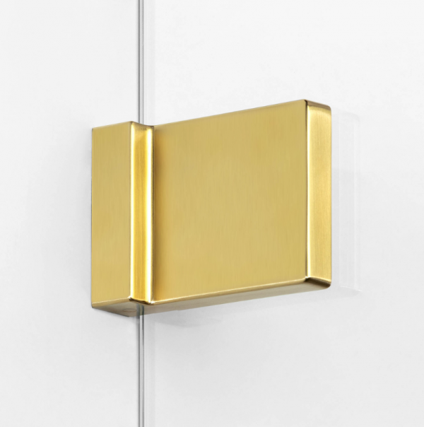 NEW TRENDY Kabina prysznicowa walk in Avexa Gold Brushed, jednoelementowa, z wieszakiem relingowym. Grubość szkła 8mm 110x200 EXK-7038