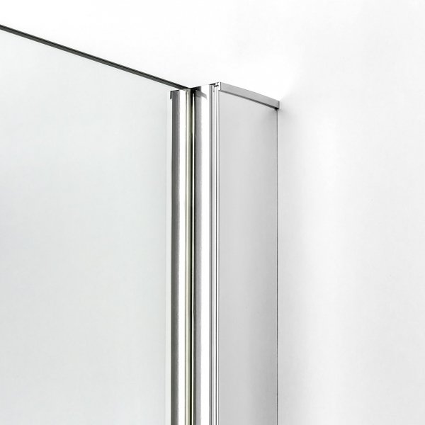 NEW TRENDY Kabina prysznicowa asymetryczna drzwi uczylne NEW AZURA 100x80x195 K-0663