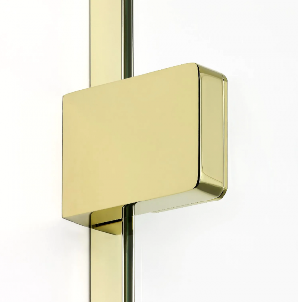 NEW TRENDY Drzwi wnękowe Eventa Gold Shine 170x200 z dodatkową ścianką EXK-4687/EXK-4688