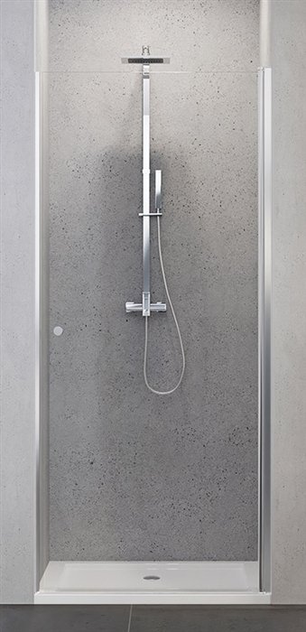 NEW TRENDY - Drzwi prysznicowe wnękowe uchylne 90cm D-0331A SUPERIA 