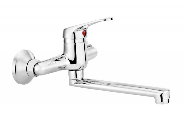 DEANTE Bateria umywalkowa ścienna LOBO BYU_050M