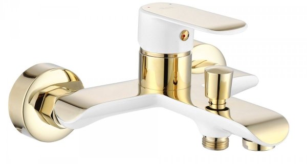 REA - Bateria wannowa BLOOM White Gold / Biało-Złota