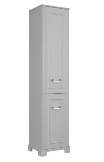 KROFAM - Szafka wysoka OXFORD 40 cm (słupek), ciemno szary  OX 4020-54Z-S P/L