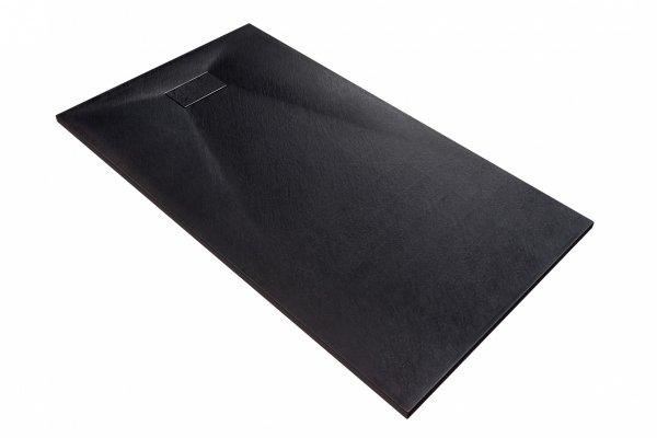 BESCO Brodzik prostokątny 160x90x3,2 Vexo Black 160 BVB-160-90-P