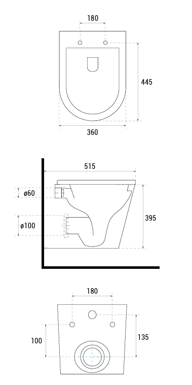 BESCO Miska WC Laax Ergo White plus deska toaletowa wolnoopadająca Laax White #ZLAE-B-DLB