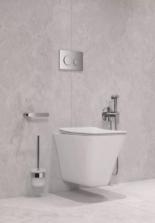 FERRO Bateria podtynkowa bidetowa, z zestawem NOSTRIS BNS66P