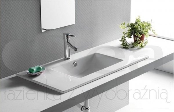 REA - Umywalka Dafne 75 wpuszczana w blat