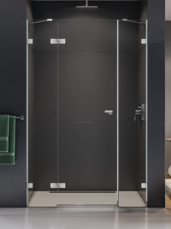 NEW TRENDY Drzwi wnękowe Eventa 170x200, pojedyncze z dodatkową ścianką EXK-4466/EXK-4467