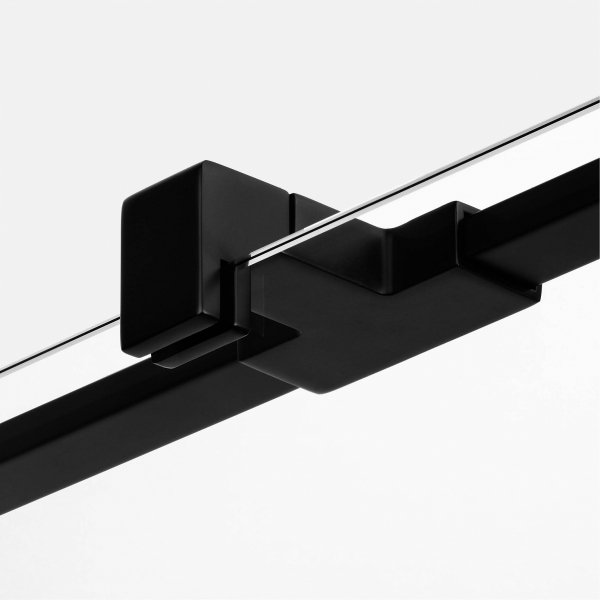 NEW TRENDY Kabina prysznicowa REFLEXA BLACK 1D prostokątna L 80x90x200 szkło czyste 6mm Active Shield 2.0 EXK-4916
