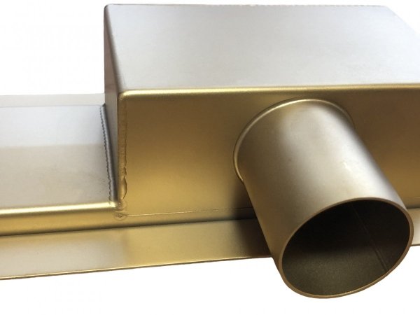 AQUALine - Odpływ liniowy posadzkowy złoty/gold 2w1 pod płytkę 90cm L04GL