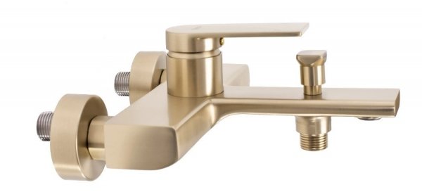 REA - Bateria wannowa VERSO Brush Gold / Złota Szczotkowana