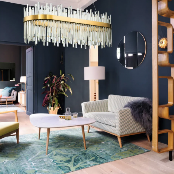 TOOLIGHT Lampa sufitowa kryształowa APP1513-CP80 Złota