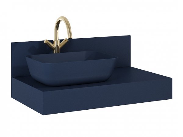 ELITA KONSOLA MARMUR 80/46/12 NAVY BLUE MATT 168251/RE100800017030