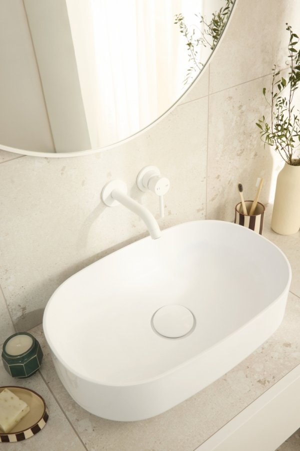 ARMATURA KRAKÓW KFA bateria umywalkowa podtynkowa MOZA WHITE 5039-810-44