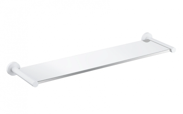 OMNIRES Półka szklana biały mat MP60930WM