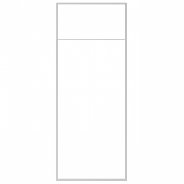 BESCO Ścianka walk-in Icon Chrom 100x200 z regulowanym profilem ICH-100-200C