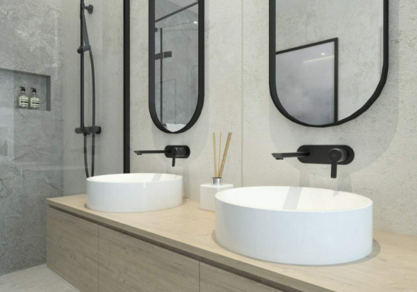 DEANTE Bateria umywalkowa podtynkowa ARNIKA NERO BQA_N54L